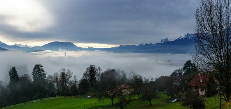 Brouillard sur Grenoble