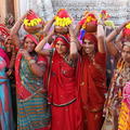 Marie Schmuck fête au Rajasthan
