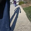 Christian Laborie-3- Selfi avec ombre en marchant..