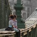 Gérard Collet : Sur le pont Széchenyi, Budapest