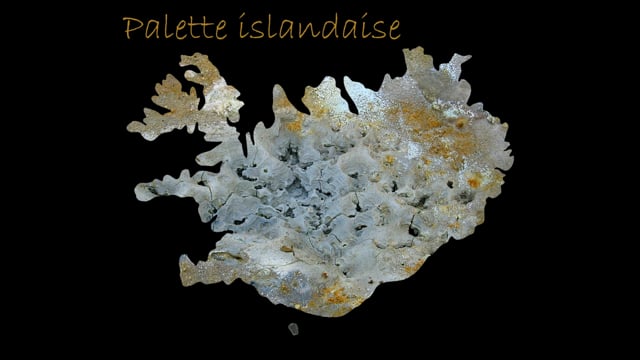 Palette islandaise, montage réalisé par Claude Prédal
