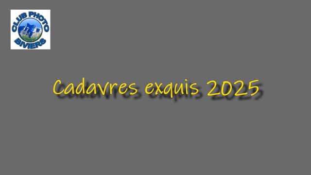Cadavres exquis 2025 (réalisation membres du CPB)