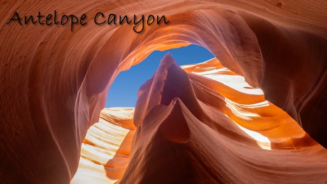 Antelope Canyon (série sonorisée de Claude PREDAL)